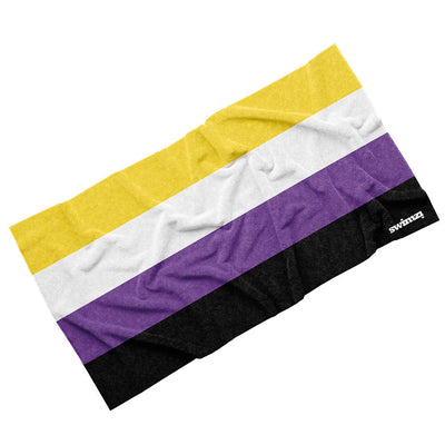 Luxury Cotton Towel - Non Binary Pride