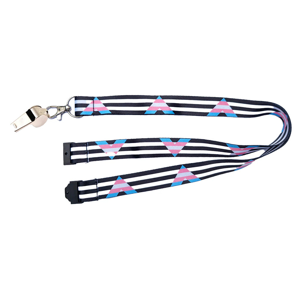 Trans Ally Lanyard And Whistle