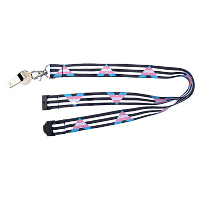 Trans Ally Lanyard And Whistle