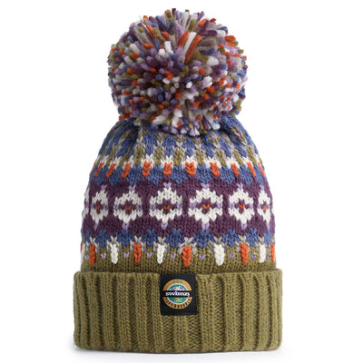 Reflective SuperBobble Hat - Tundra Fairisle Knit