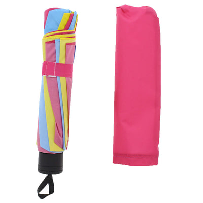 Pansexual Flag Colours Folding Umbrella