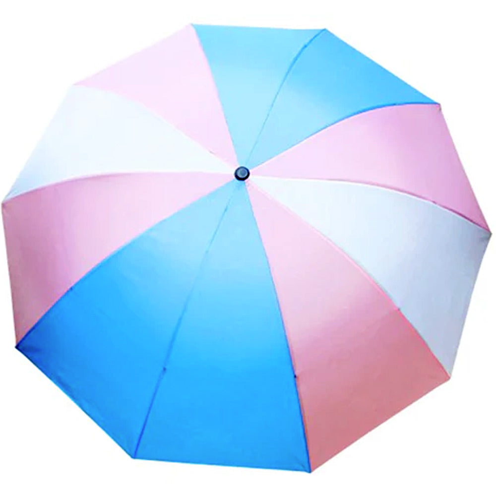 Transgender Flag Colours Folding Umbrella