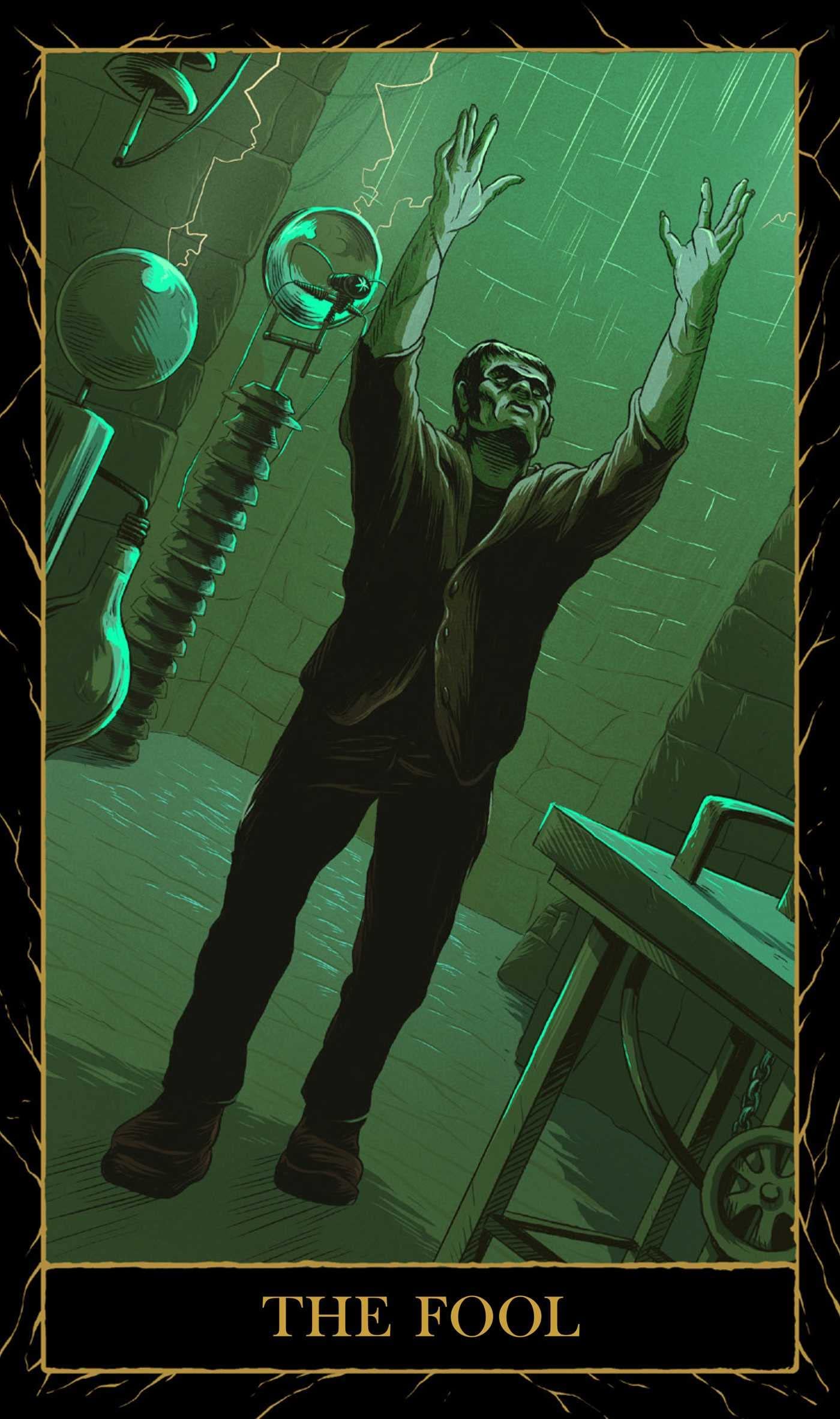 Universal Monsters Tarot Cards