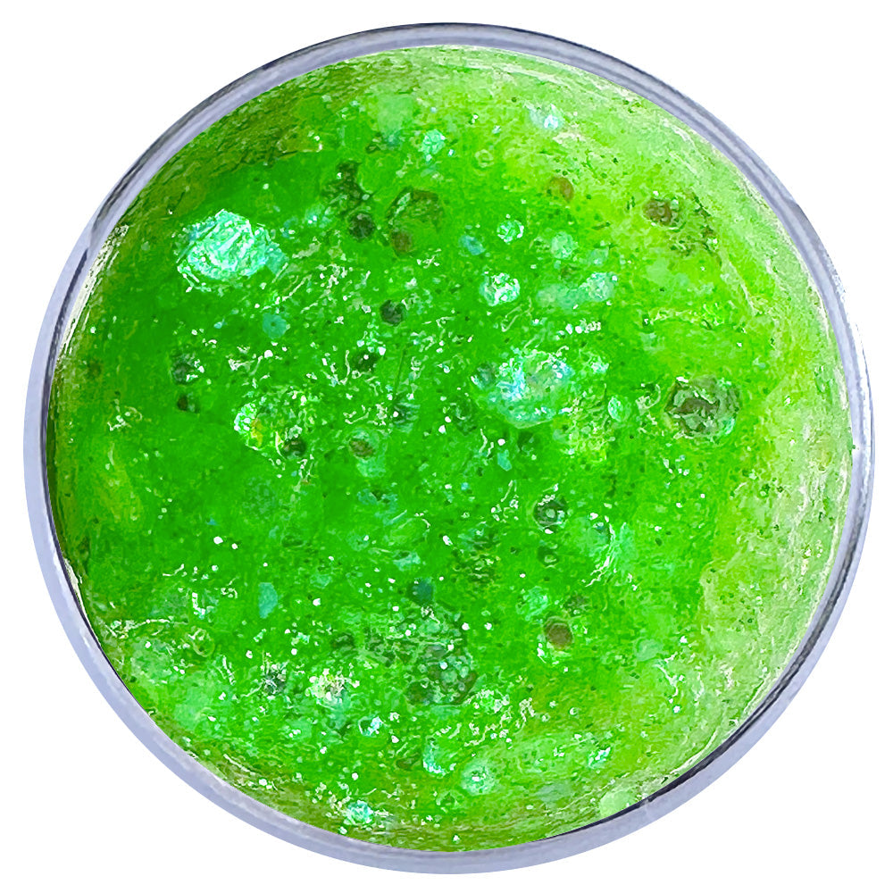 Biodegradable Glitter Gel - UV Green (Chunky Mix)