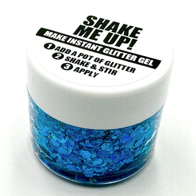 Biodegradable Glitter Gel - Holographic Marine Blue