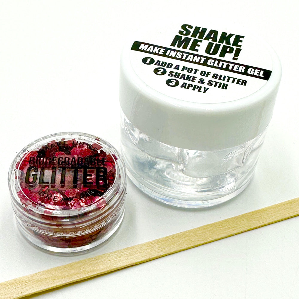 Biodegradable Glitter Gel - Holographic Red