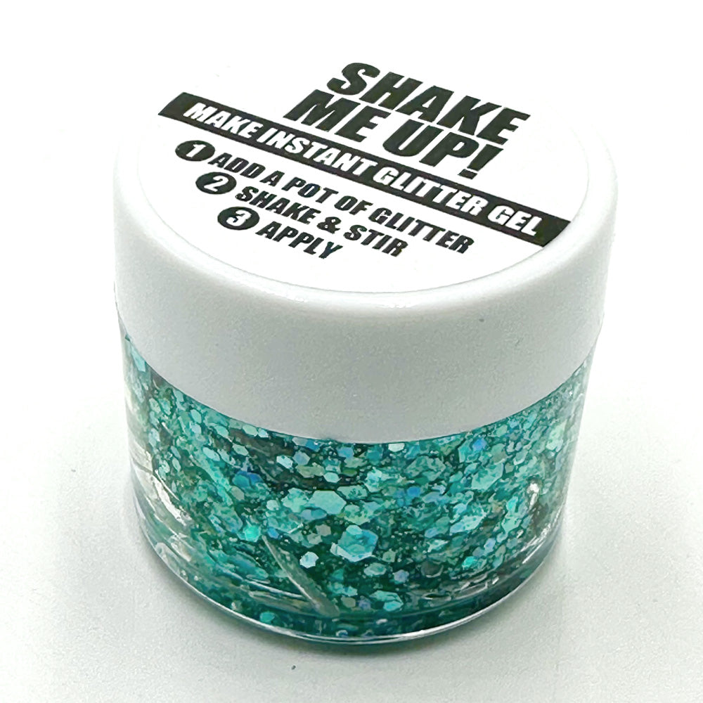 Biodegradable Glitter Gel - Holographic Turquoise