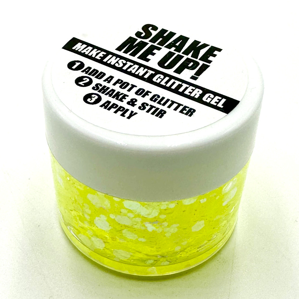 Biodegradable Glitter Gel - UV Yellow