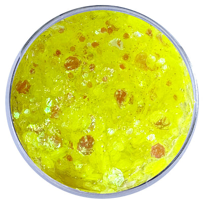 Biodegradable Glitter Gel - UV Yellow