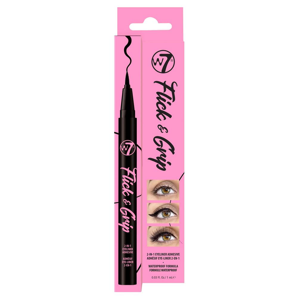 W7 Flick & Grip 2-In-1 Adhesive Eyeliner Pen