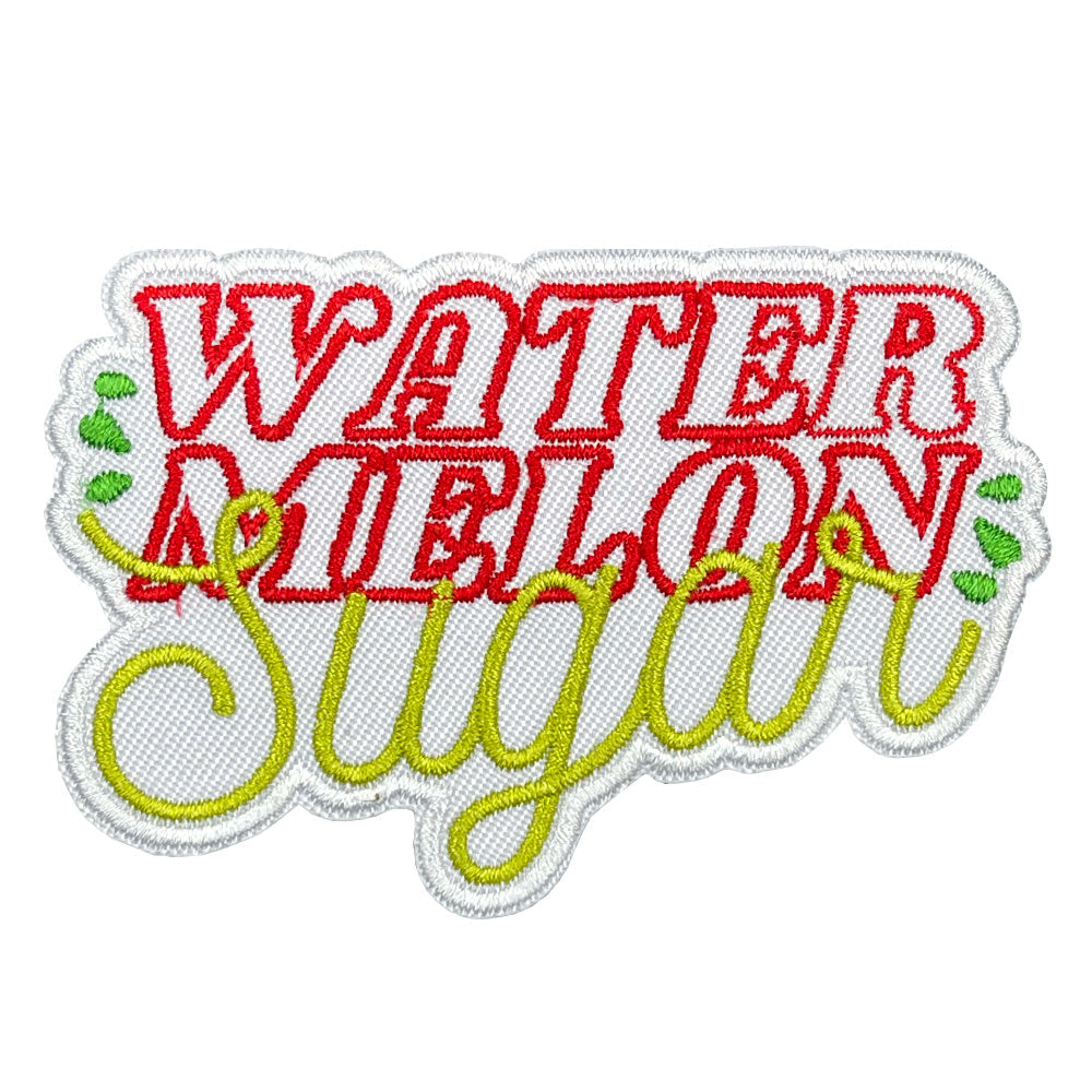 Water Melon Sugar Embroidered Iron-On Patch