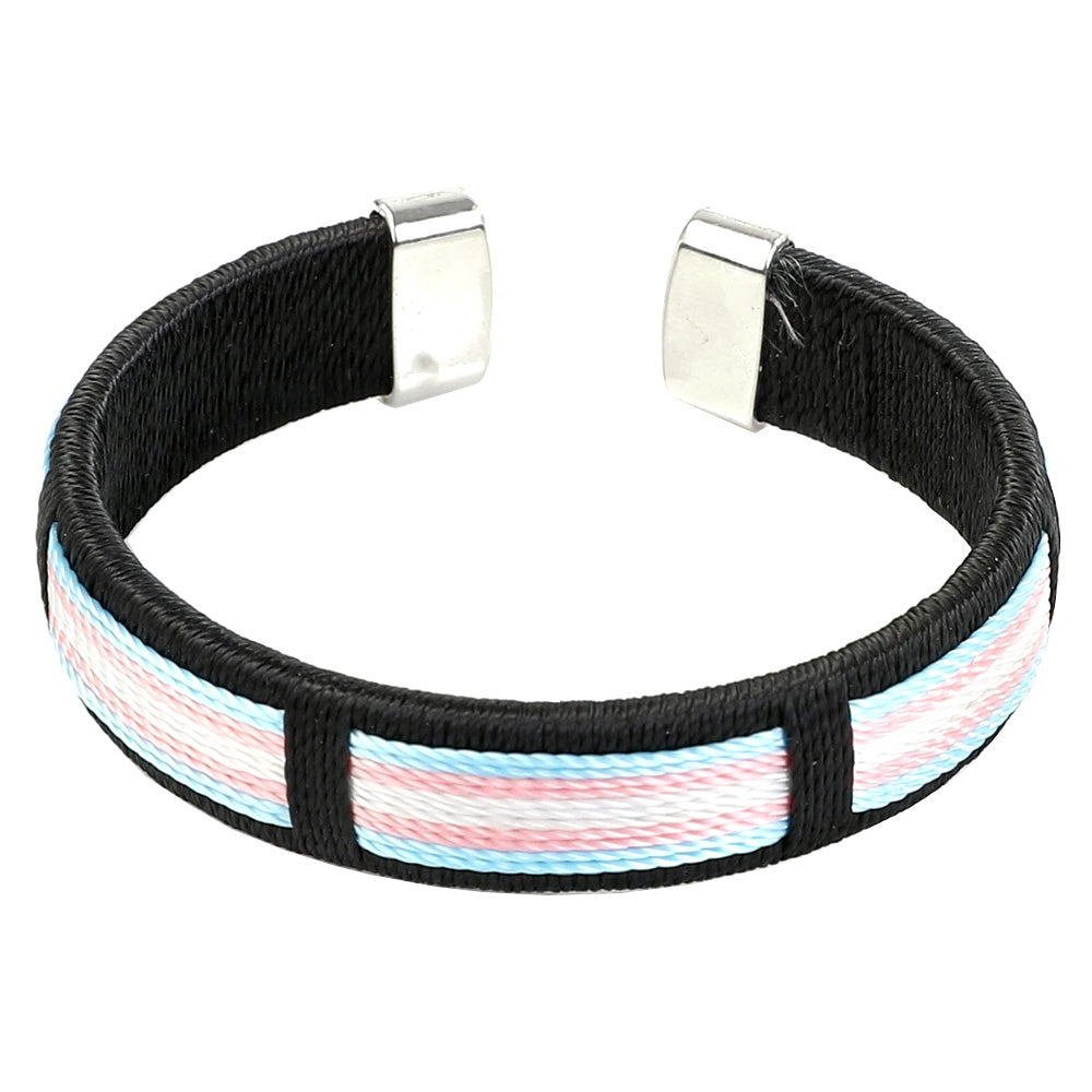 Transgender Weaved Threads Bracelet (Style 2)