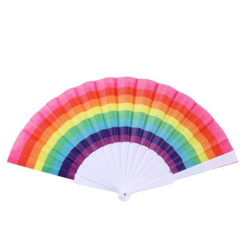 1978 Original Gay Pride Rainbow Hand Fan - Medium 23cm