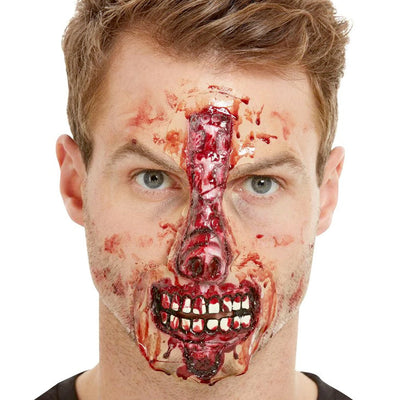 Smiffys Special FX Make-Up Exposed Nose & Mouth Prosthetic 50926