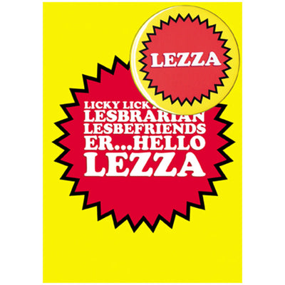 Big Badge Card - Lezza Greetings Card