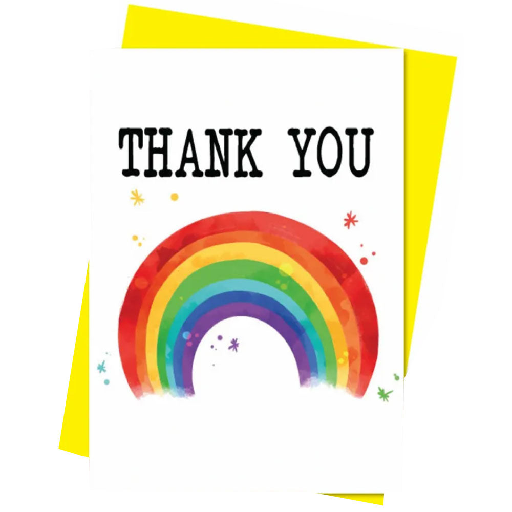 Rainbow Thank You - Gay Greetings Card