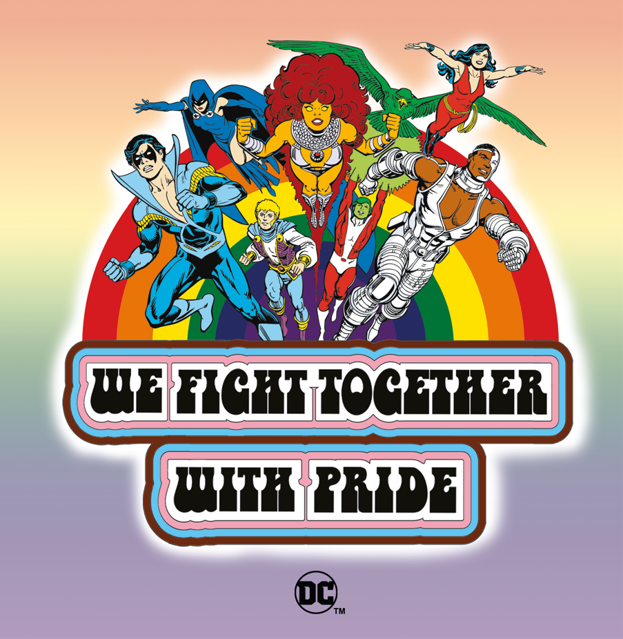 DC Comics We Fight Together With Pride - Gay Greetings Card