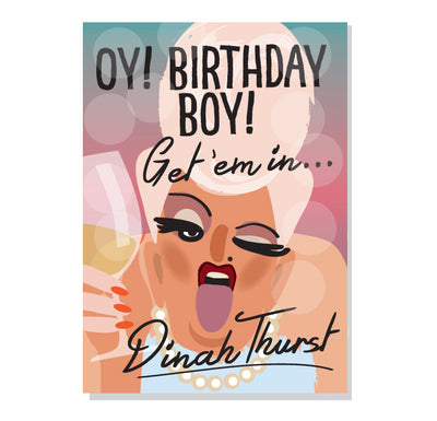 Life's A Drag - Dinah Thurst Greetings Card