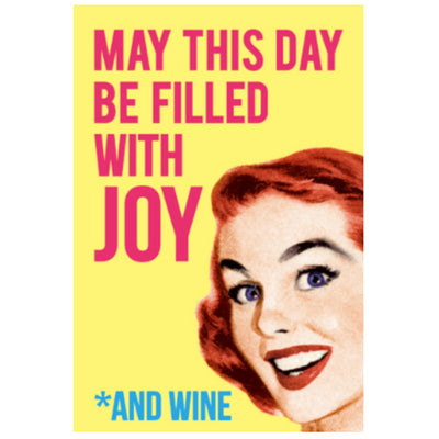 May This Day Be Filled With Joy Fridge Magnet