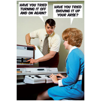 Have You Tried Turning It On And Off? Fridge Magnet