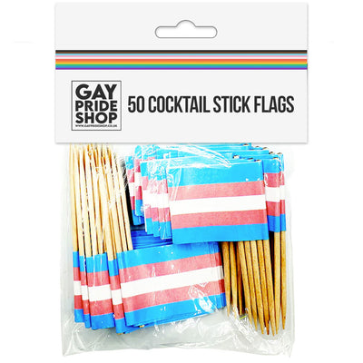 Transgender Flag Cocktail/Toothpick Flags