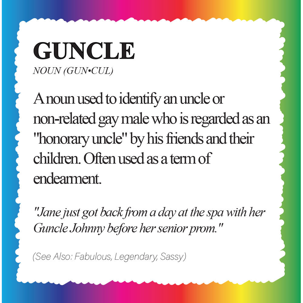 Guncle - Gay Greetings Card