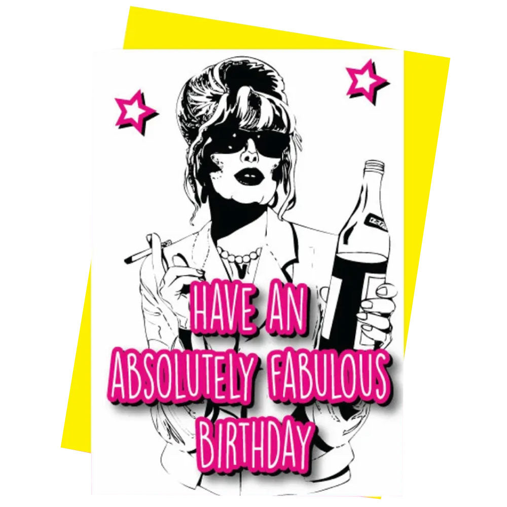 Have An Absolutely Fabulous Birthday - Gay Birthday Card