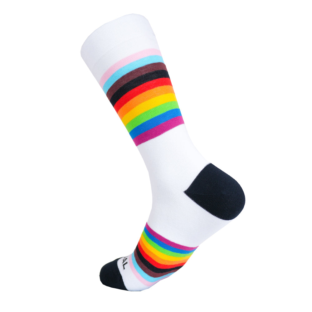 Prequal Inclusive Rainbow Pride Socks