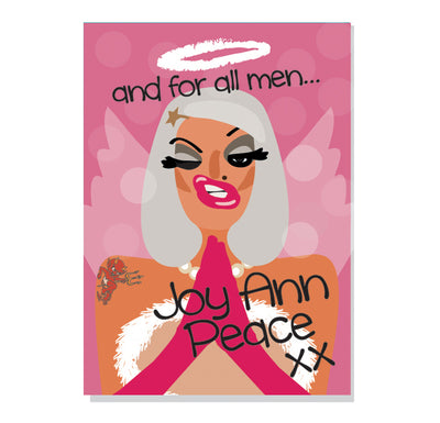 Life's A Drag - And For All Men Joy Ann Peace Christmas Card