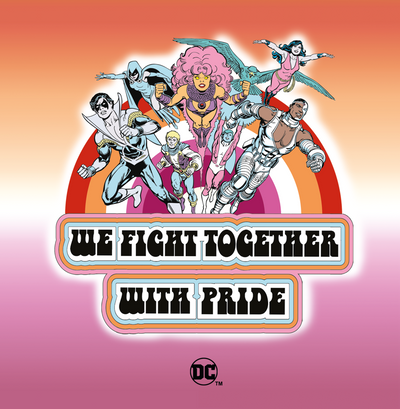 DC Comics We Fight Together With Pride - Lesbian Greetings Card