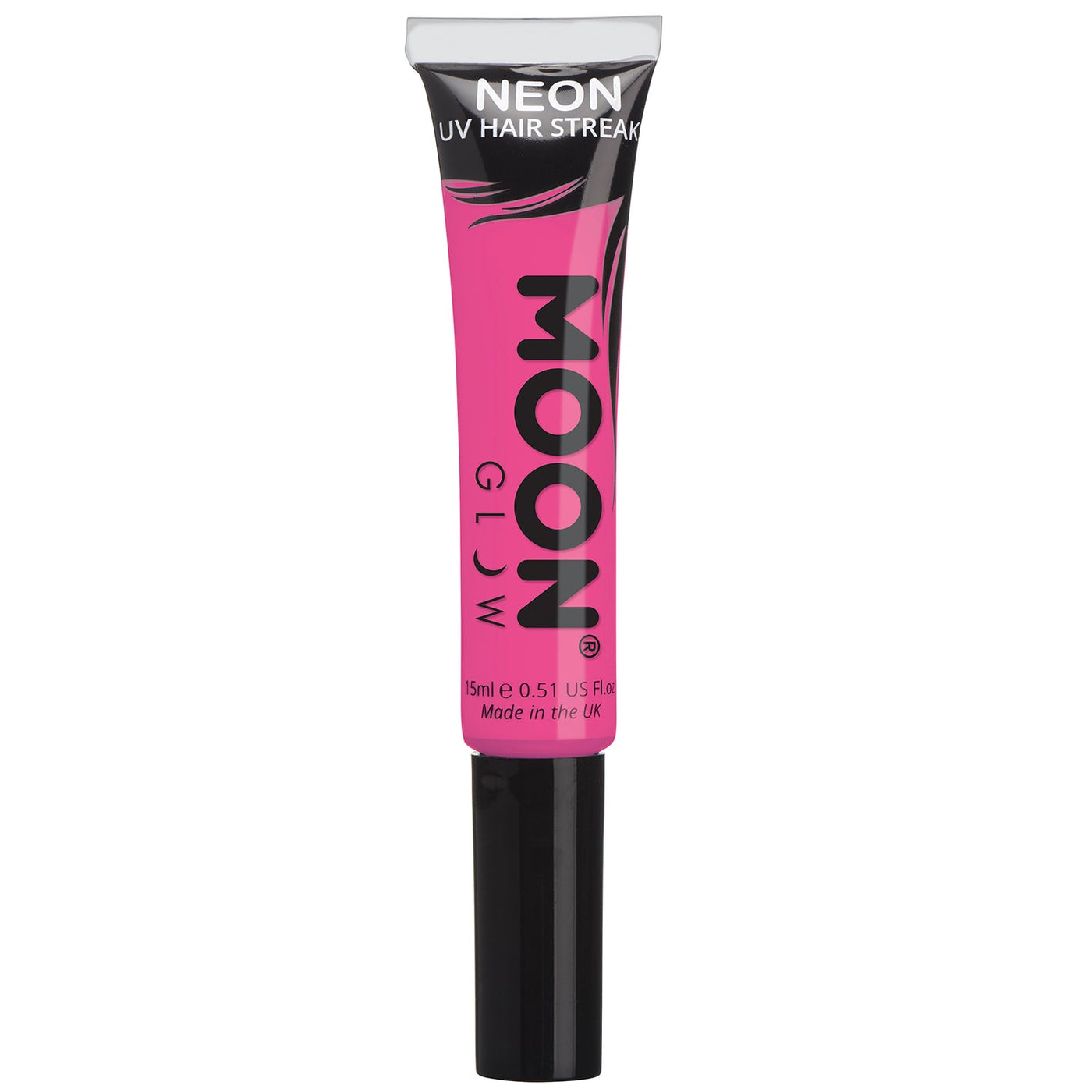 Moon Glow Neon UV Hair Streak - Intense Pink