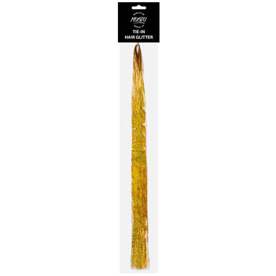 MUOBU Tie-In Holographic Hair Glitter Tinsel - Gold