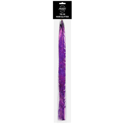 MUOBU Tie-In Holographic Hair Glitter Tinsel - Purple
