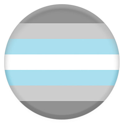 Demiboy Pride Flag Small Pin Badge