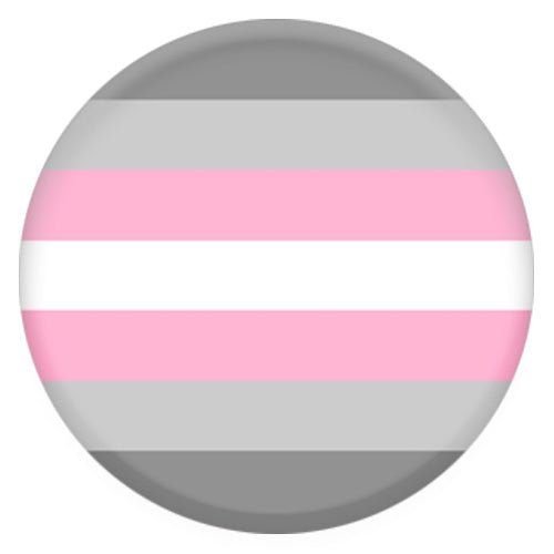 Demigirl Pride Flag Small Pin Badge