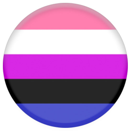 Genderfluid Flag Small Button Badge