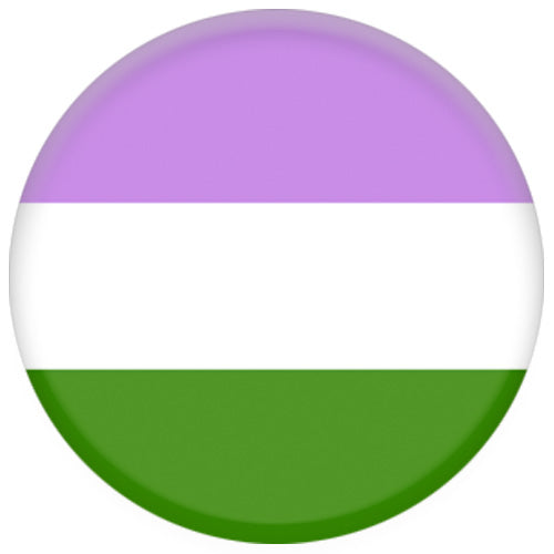 Genderqueer Flag Small Pin Badge