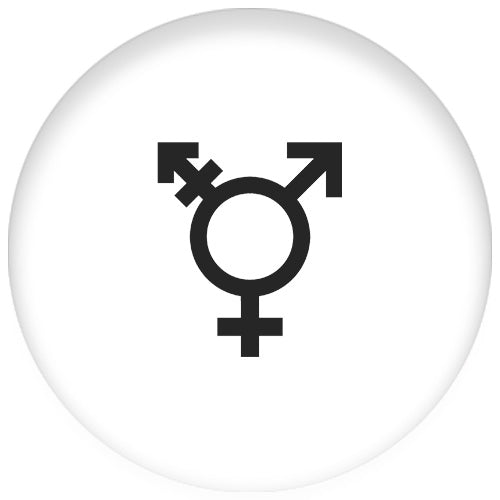 Transgender Symbol Small Pin Badge