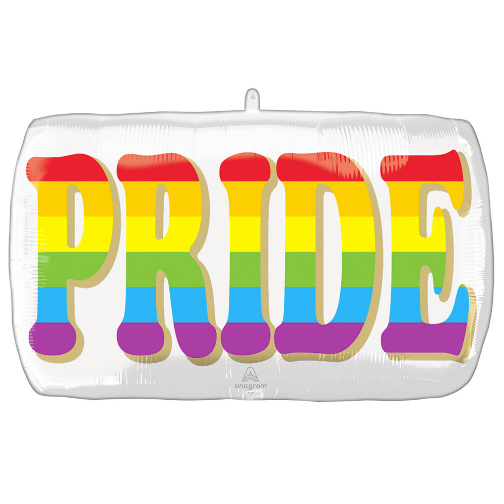 Gay Pride Rainbow PRIDE Foil SuperShape Balloon