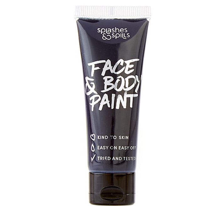 Splashes & Spills Pro Face & Body Tube Paint - Black