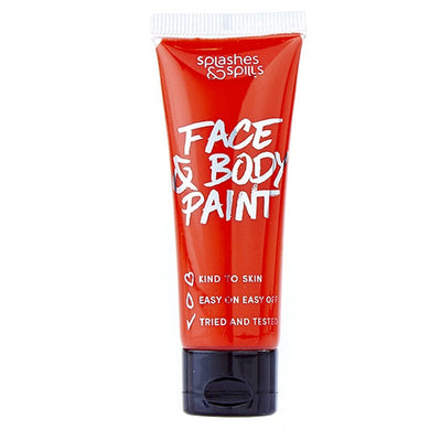 Splashes & Spills Pro Face & Body Tube Paint - Red