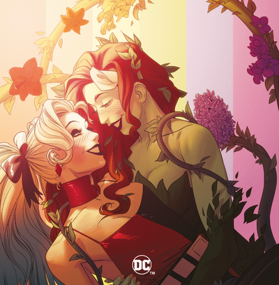 DC Comics Poison Ivy & Harley Quinn - Lesbian Greetings Card