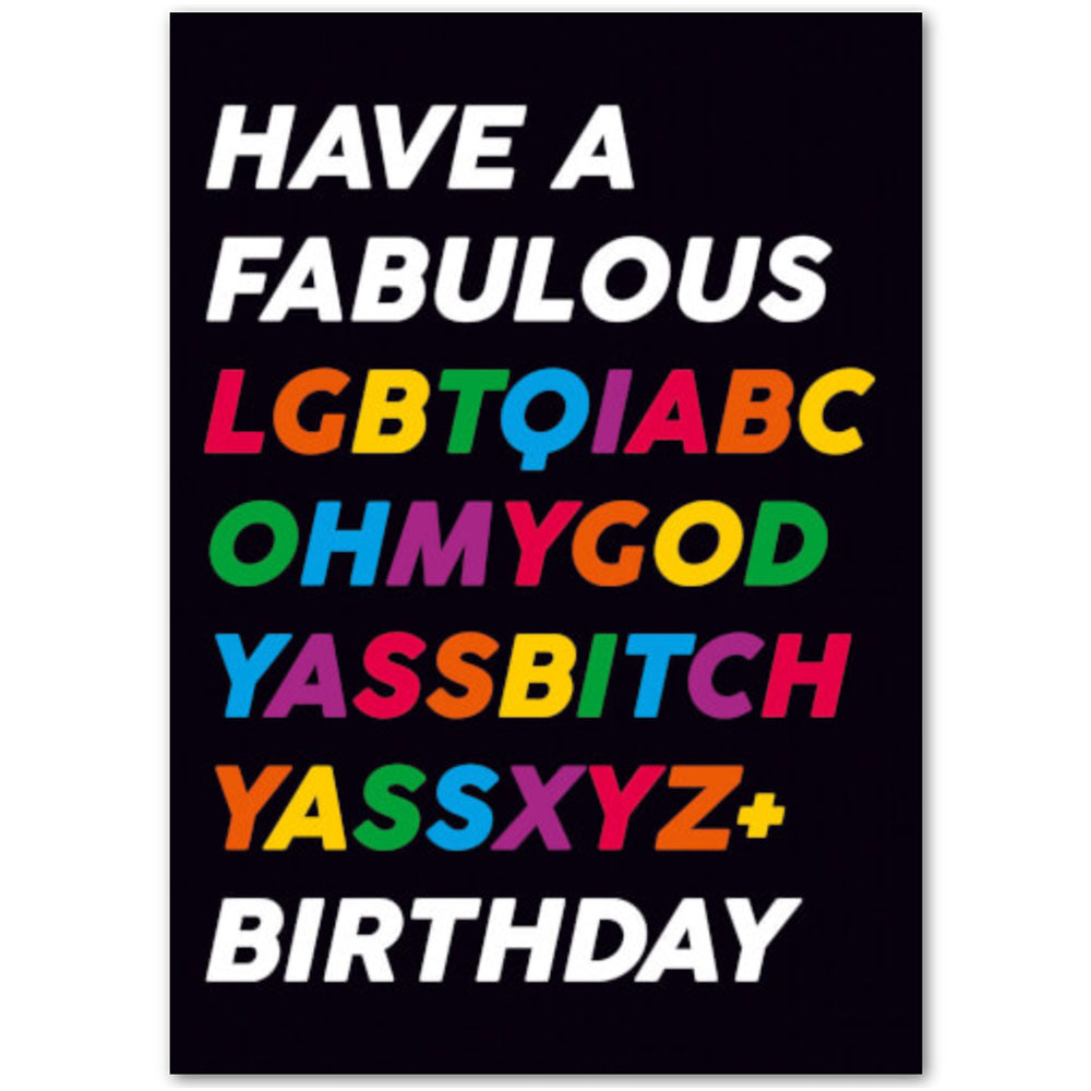 Happy LGBTQI+ Birthday - Gay Birthday Card