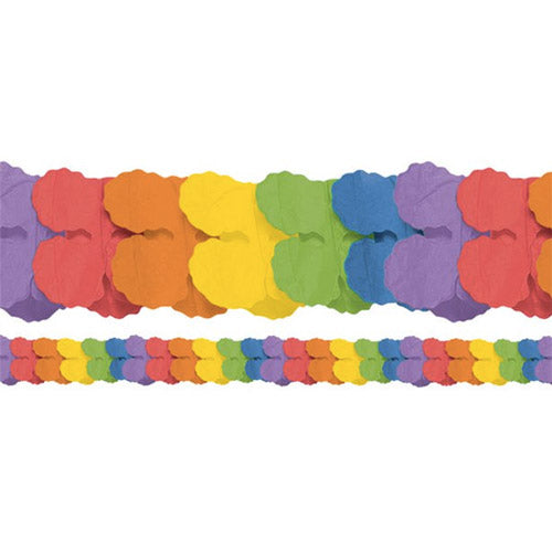 Rainbow Paper Garland Decoration (3.7m)