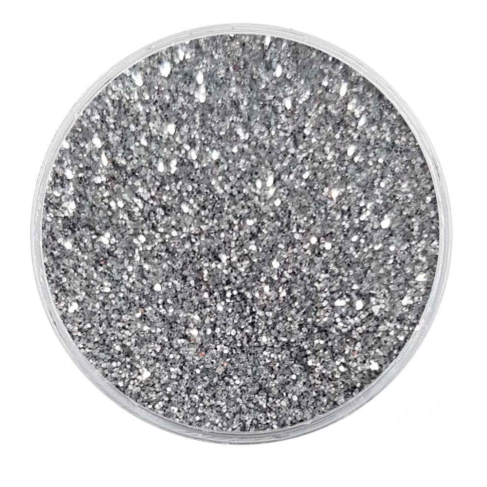 MUOBU Biodegradable Silver Glitter - Fine Metallic Glitter