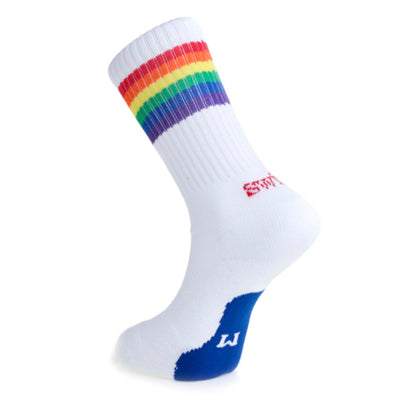 Athletic Fit Slider Socks - Gay Pride Rainbow Flag