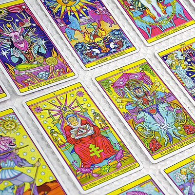 El Dios de Los Tres Tarot Cards