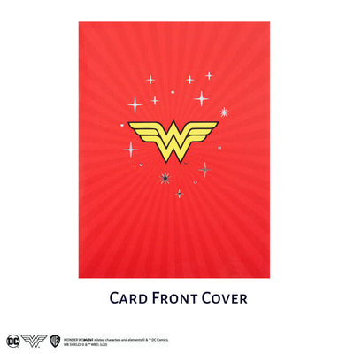 Wonder Woman Pop Up Card - Greetings Card
