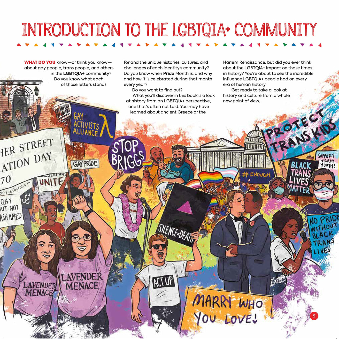 A Child's Introduction to Pride - The Inspirational History and Culture of the LGBTQIA+ Community Book