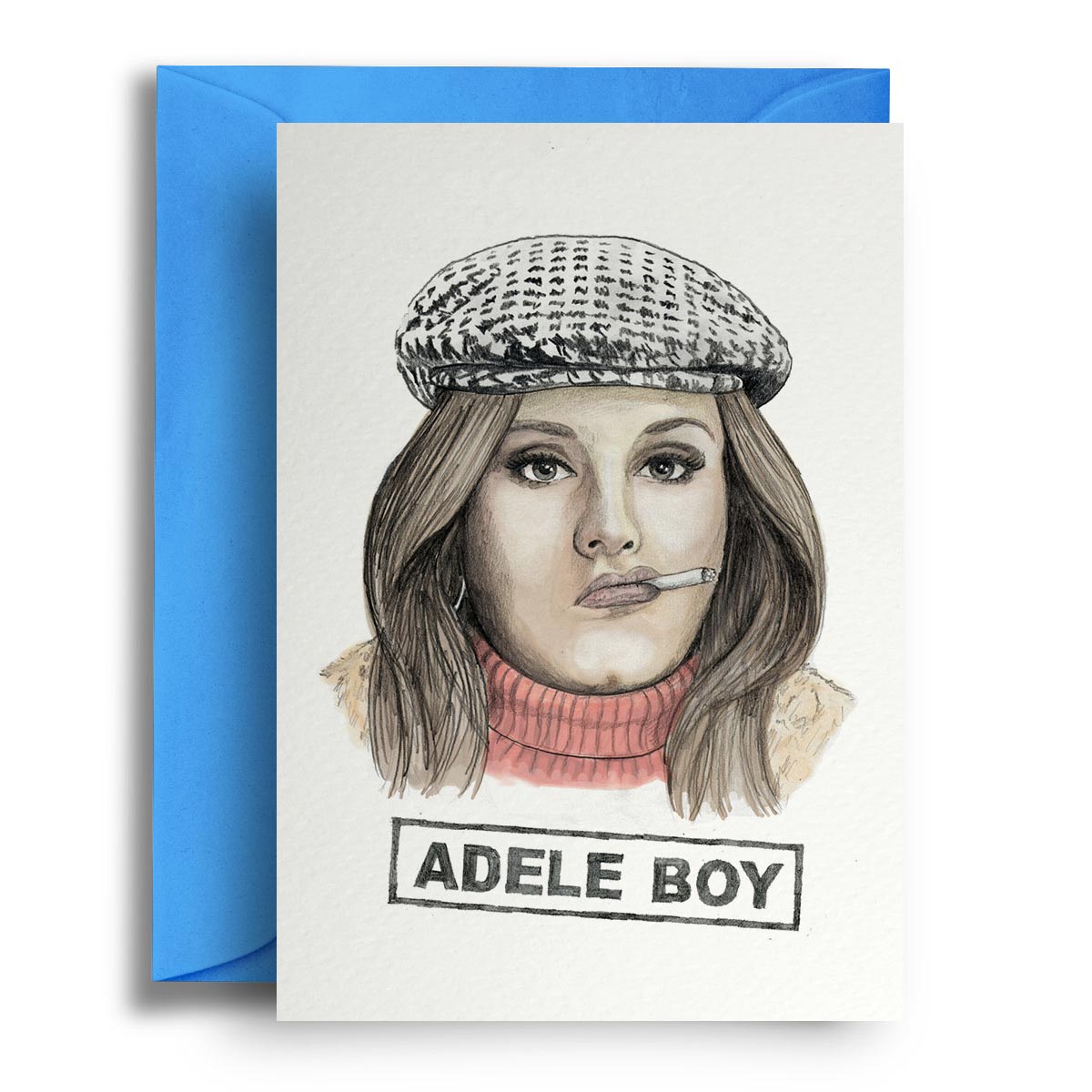 Adele Boy - Greetings Card